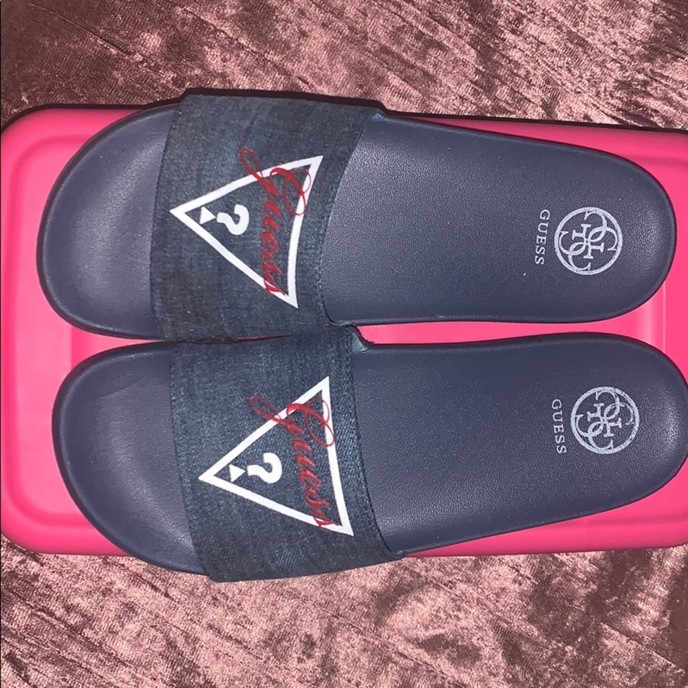 Guess Denium Slides